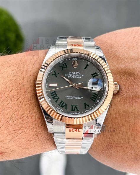 rolex datejust 41mm rose gold